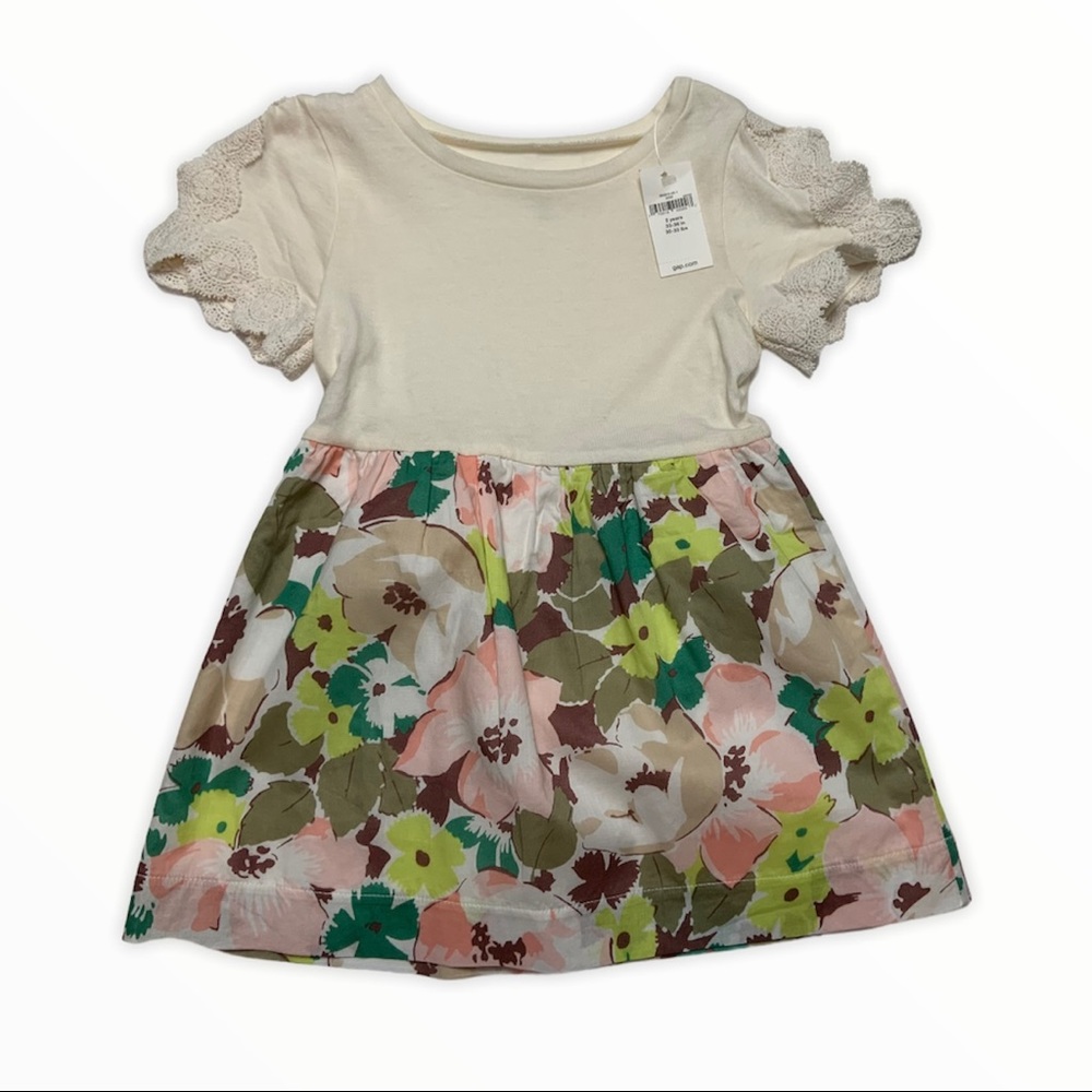 NWT Gap Split Sleeve Floral Dress (2)